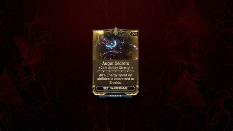 Augur reach and augur secrets : r/Warframe